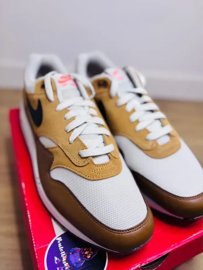 Nike Air Max 1 Essential British Brun Light Bone Taille 49.5 - photo numéro 3