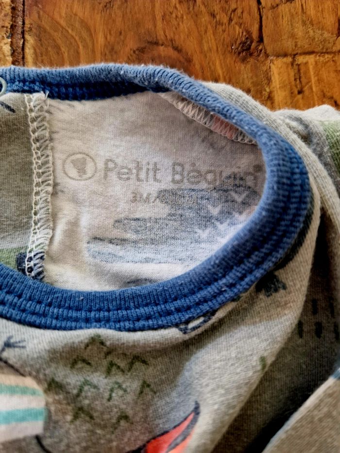 Pyjama léger 3 mois Petit Beguin - photo numéro 2