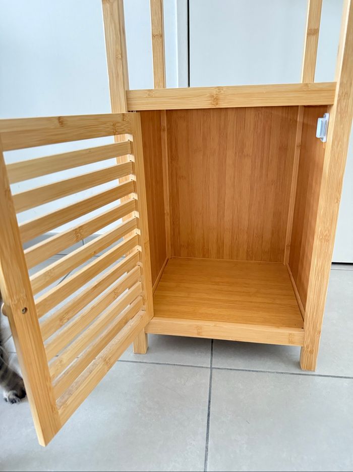 Meuble de rangement / colonne de salle de bain Maison du monde en bois - photo numéro 3