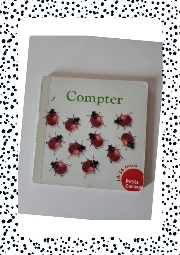 Livres cartonné "compter" 18-36mois