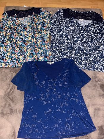 Lot de 3 hauts  manche courte