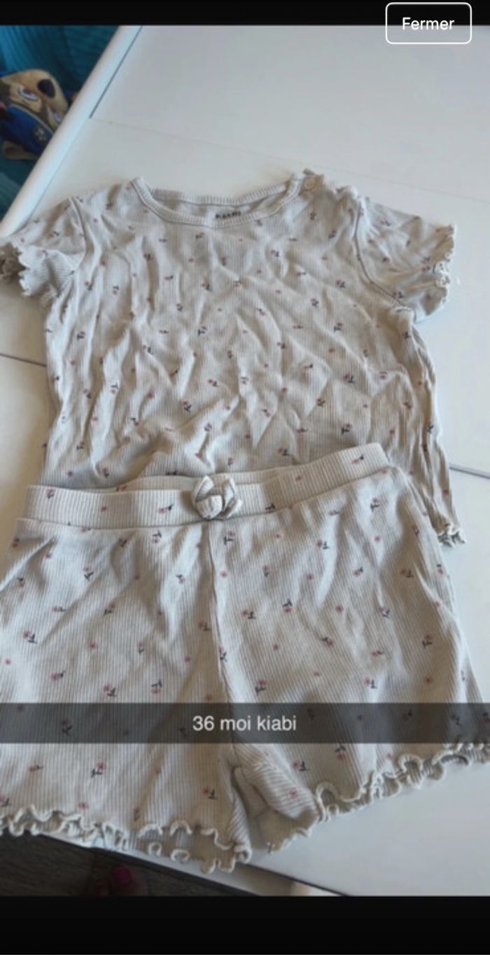 Pyjama 2 pièce fille