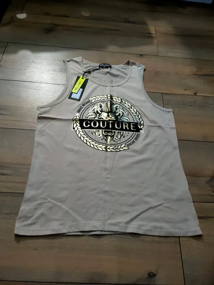 Débardeur homme tête de lion M