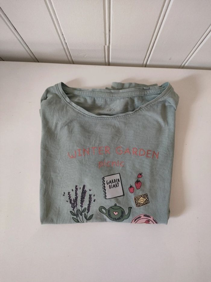 Maillot manches longues fille 7-8 ans - photo numéro 2