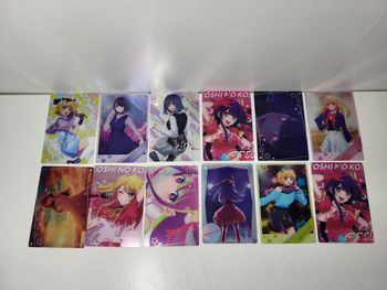 lot de 15 cartes wafer series + 13 Cartes Bromide Oshi No Ko wafer Series