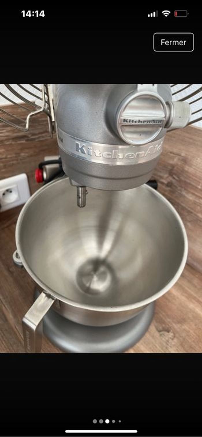 Robot pâtissier kitchenaid professionnel - photo numéro 5