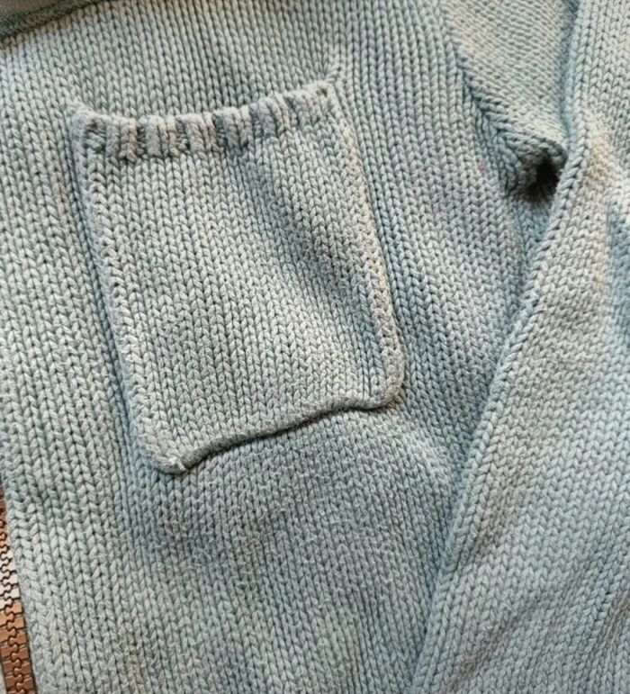 Gilet vert zippé - photo numéro 5