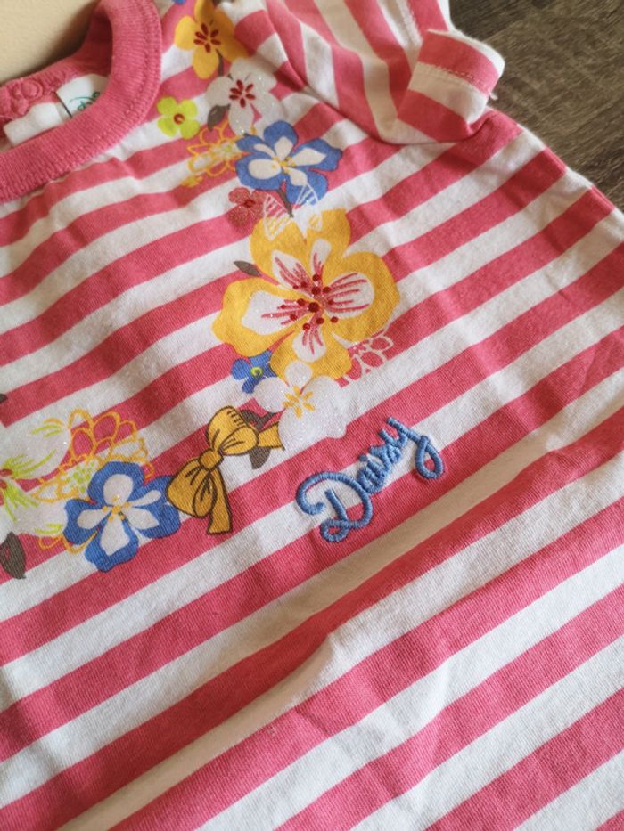 Barboteuse Disney rose colorée 1 an - photo numéro 5