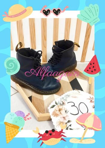 Bottines dr Martens bleues 30