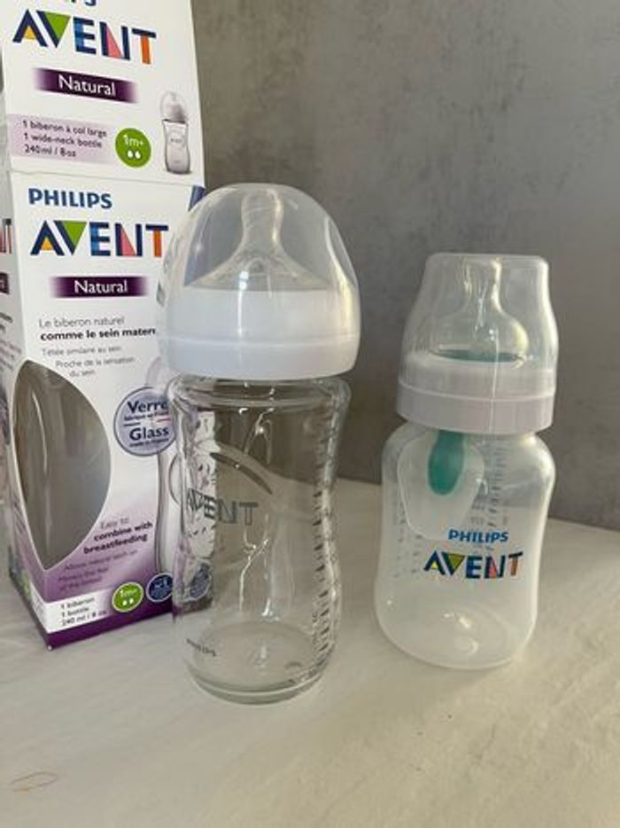 Lot de 2 biberons Avent
