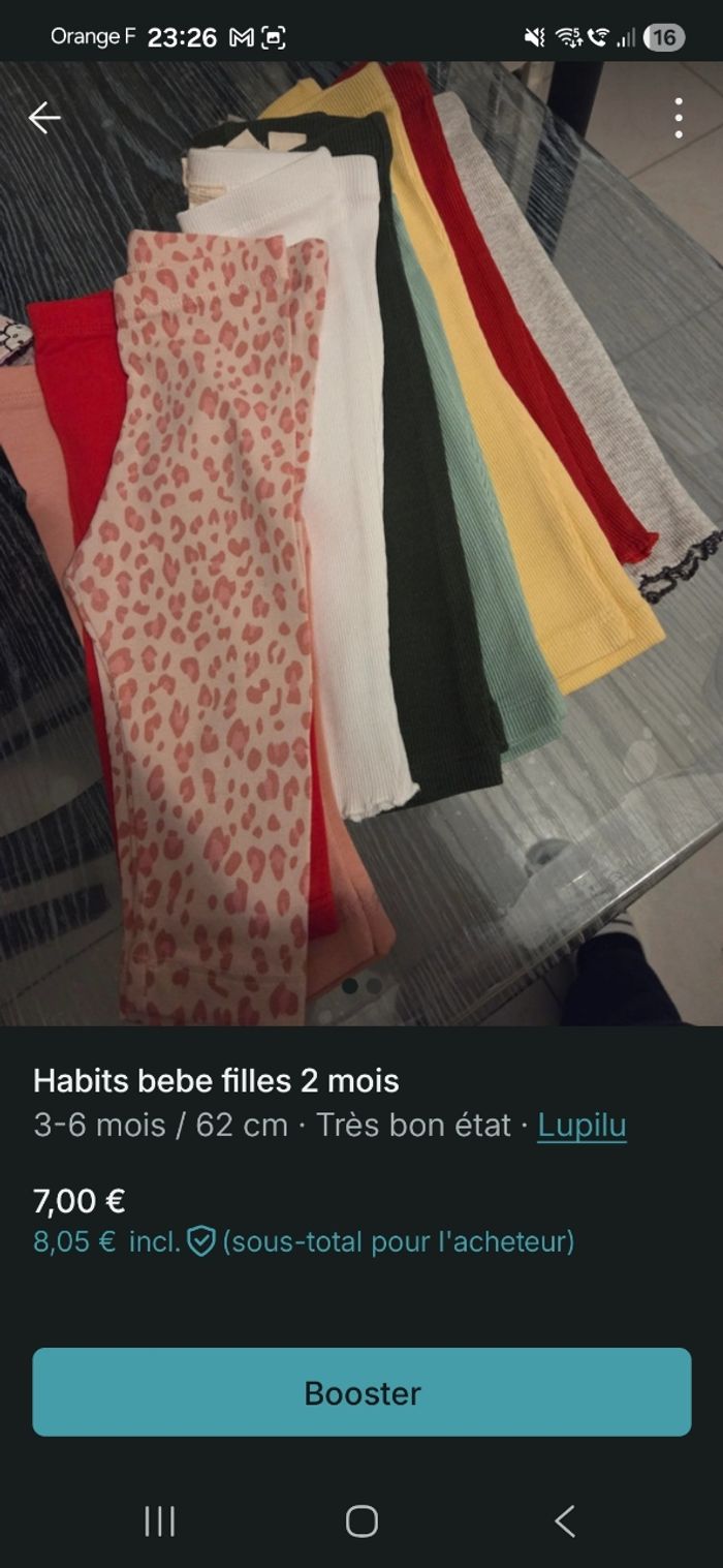 Habits bebe fille - photo numéro 2