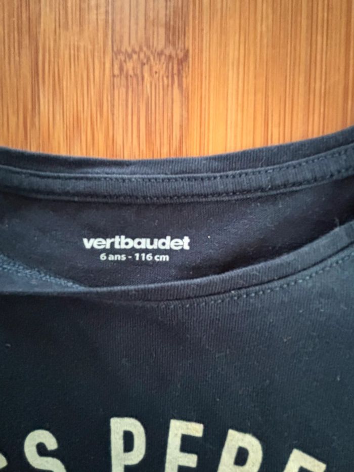 T-Shirt manches courtes Vertbaudet 6 ans - photo numéro 2