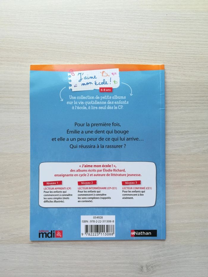 Livre "J'aime l'école : les dents de lait, c'est terminé"- V92B - photo numéro 3