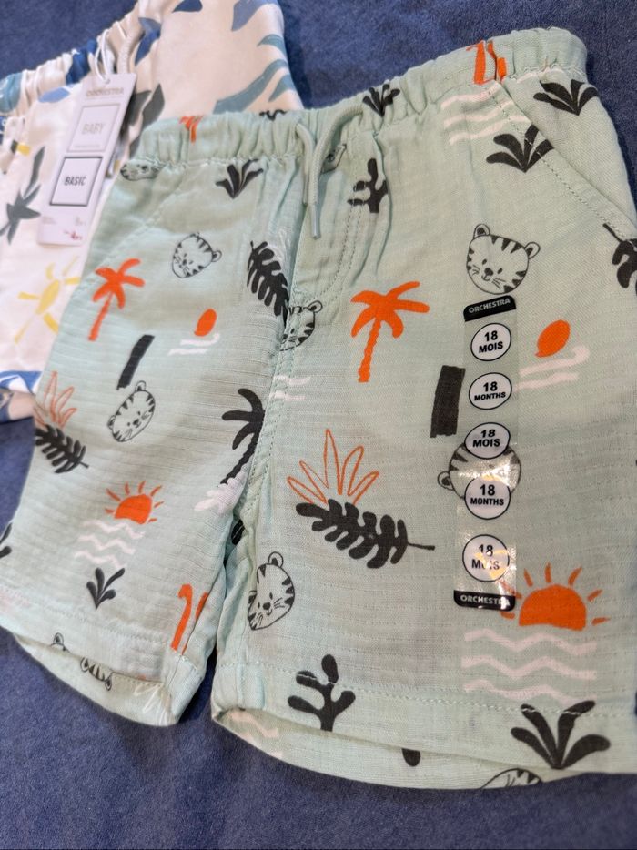 Lot de 2 shorts 18 mois - photo numéro 3