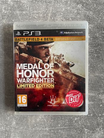 Jeu pour Sony PS3, Medal of honor warfighter limited edition en français.