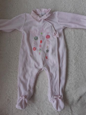 Pyjama fille 3 mois rose Absorba