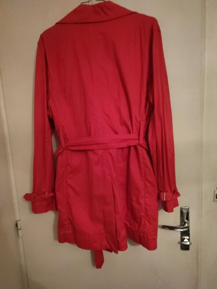 Manteau autre ton L rouge - photo numéro 3