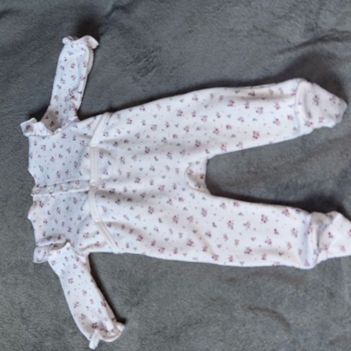 Pyjama à fleur bébé - photo numéro 3
