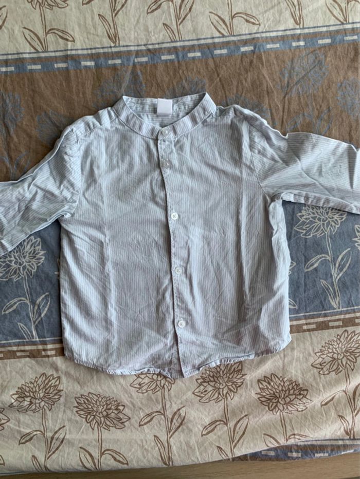 Chemise tex col Mao 36 mois