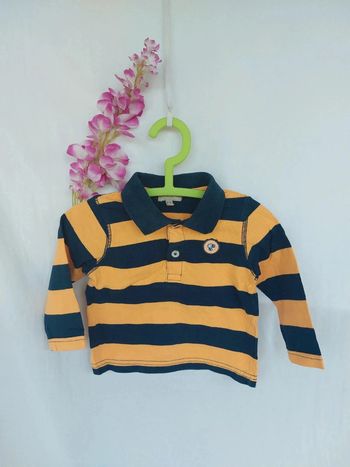 Polo manches longues 6 mois Grain de blé