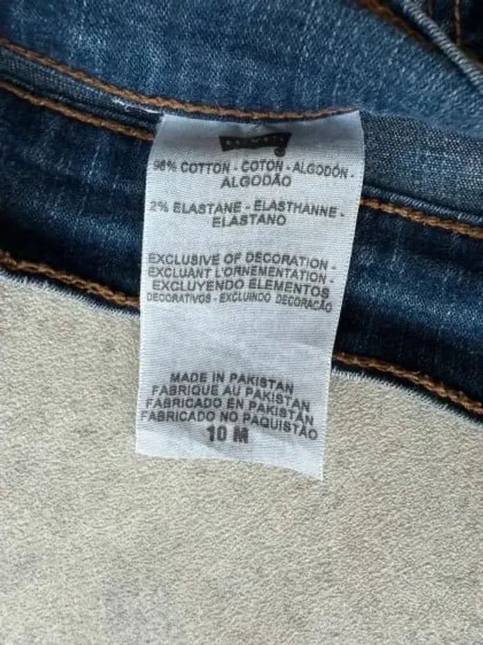Jeans Levi's 512 W30 FR40 coupe droite bleu Femme Women pan531b - photo numéro 6