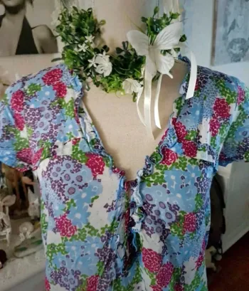 Robe ou tunique longue multicolore Zara Taille S Neuve
