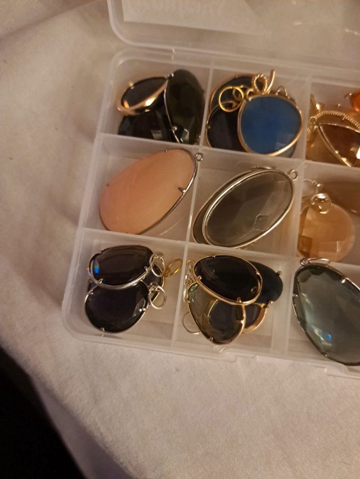 Lot de pendentifs chic multicolore - photo numéro 10