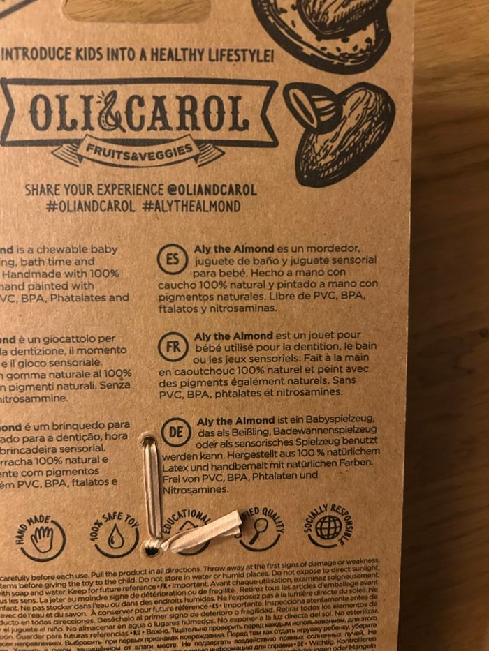 Anneau de dentition  - Aly l’amande - Oli & Carol - photo numéro 6