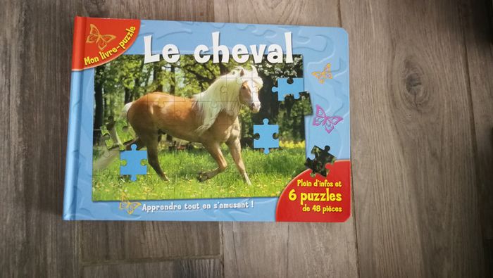 Le cheval, mon livre-puzzle