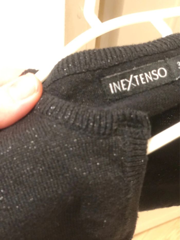 Gilet boléro noir pailleté - photo numéro 2