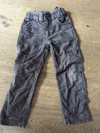 Pantalon velours sergent major marron