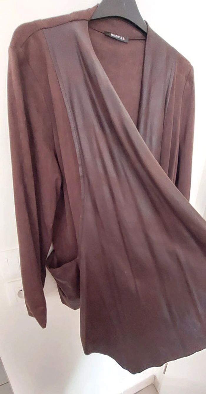Veste marron Multiples créateur T44 - photo numéro 2