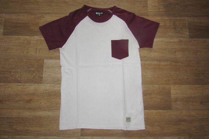 TEE SHIRT MC BLANC ET BORDEAUX "BIZZBEE" - TAILLE XS - n°11