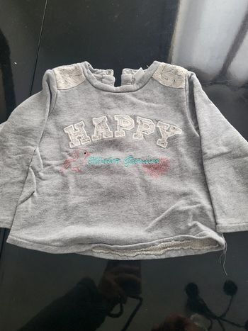 Sweat gris tex 2 ans