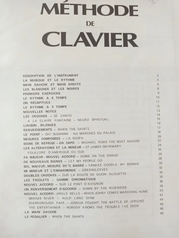 Livre Méthode de clavier - photo numéro 2