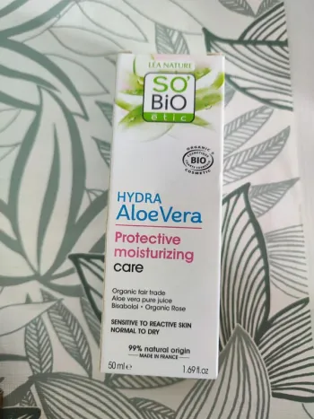 Léa nature so'bio étic soin hydratant protecteur aloe vera 50ml valeur 11€