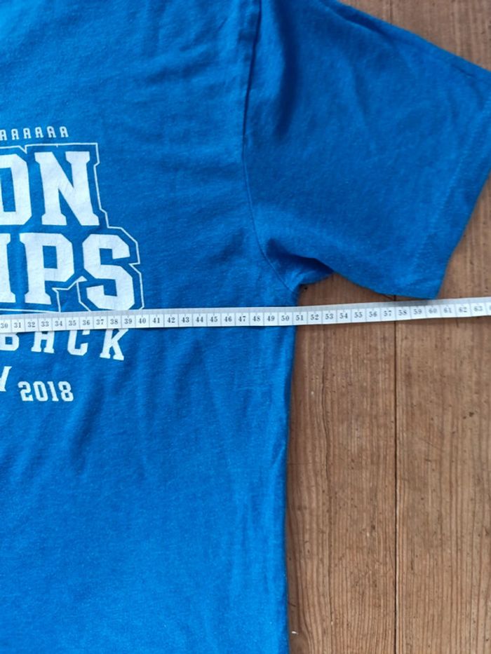 T-shirt Etowah eagrles basketball 2017-2018 Region champs bleu L - photo numéro 6