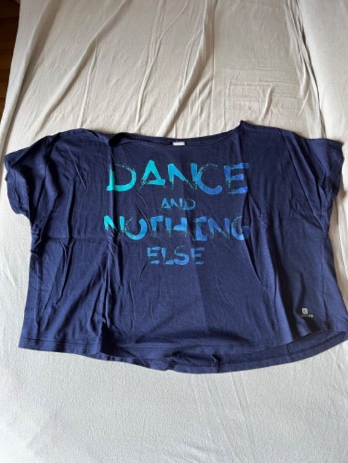 Tee shirt large bleu