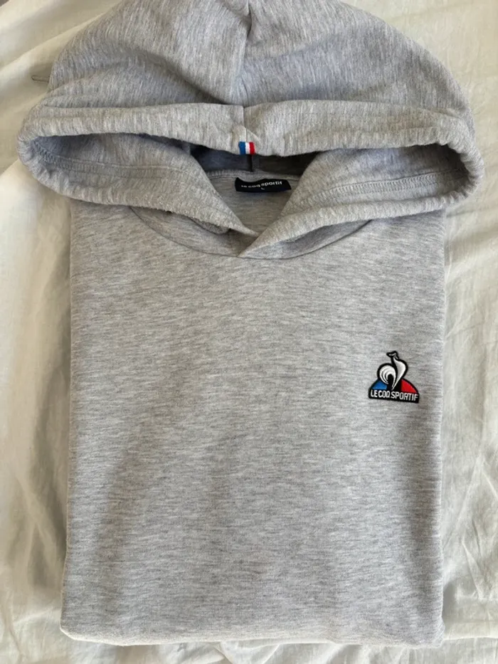 Sweat-pull à capuche le coq sportif - photo numéro 6