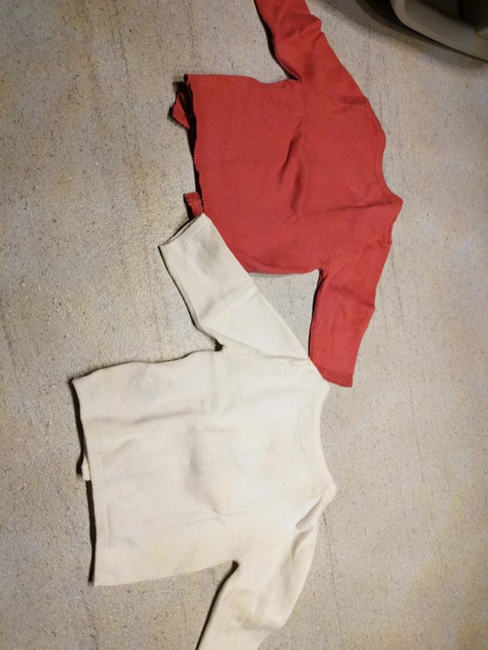 Lot de 2 gilets manches longues - photo numéro 4
