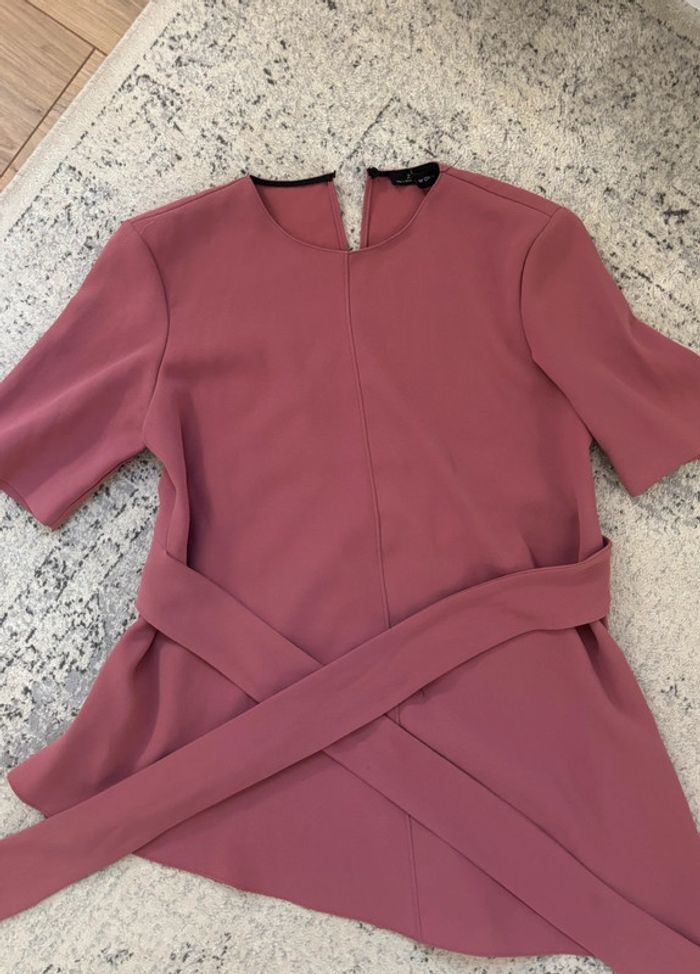 Blouse rose Zara femme taille XS - FR34 - W24 - photo numéro 3