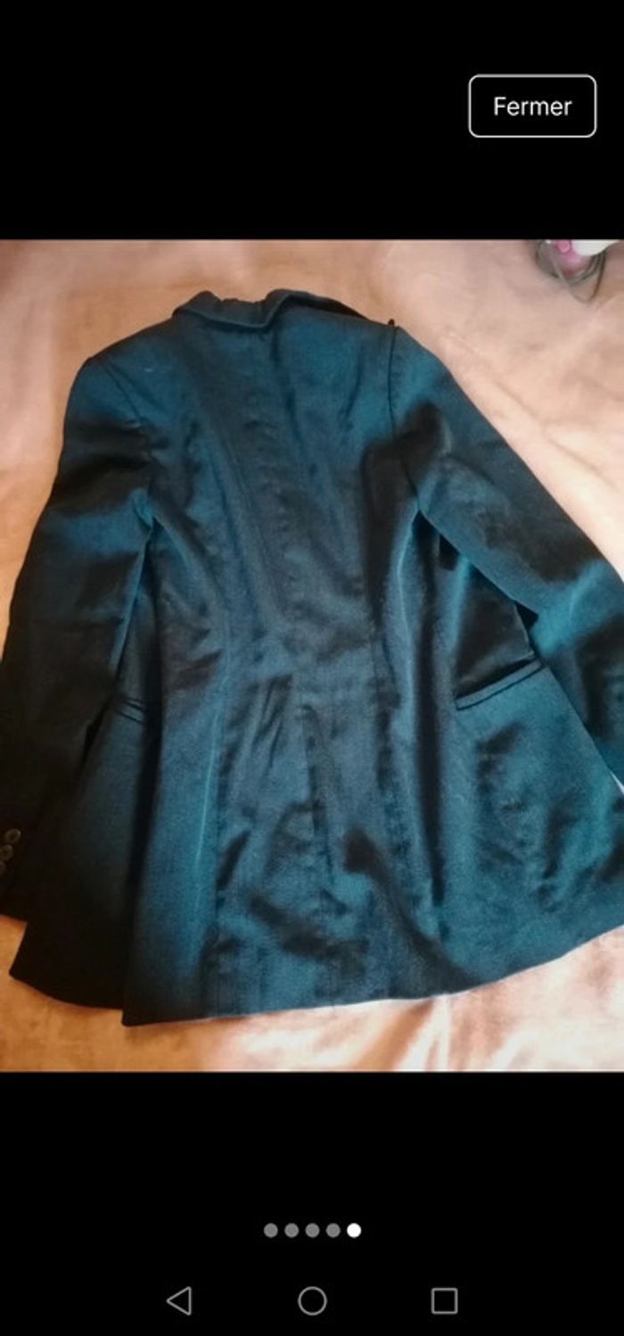 Tailleur blazer vintage bleu foncé - photo numéro 5