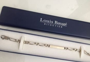 Gourmette Louis Baugé 20 cm bijou à graver
