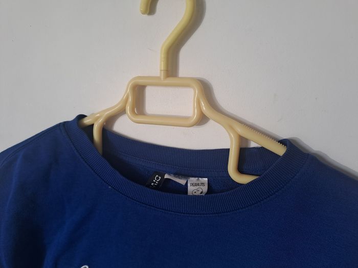 Sweat Bleu Peanuts Divided H&M Taille XXS - photo numéro 6