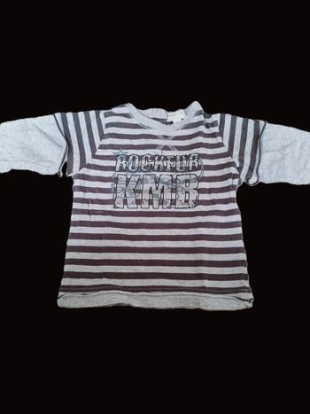 T-shirt manches longues Kimbaloo 12 mois