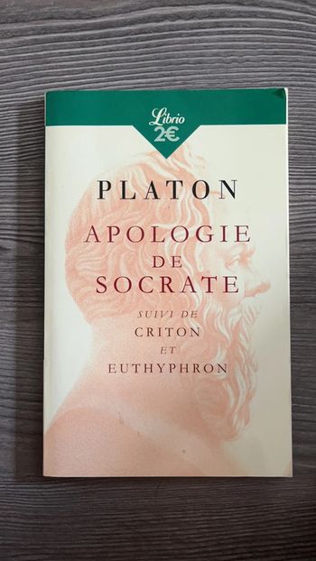 Livre apologie de Socrate