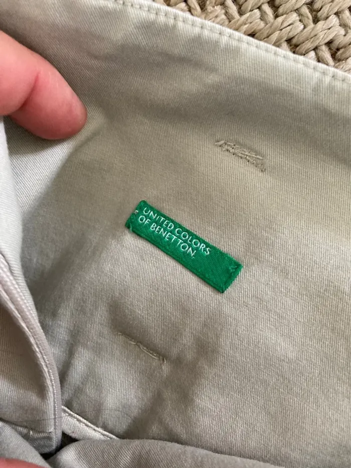 Jupe beige Benetton - photo numéro 6