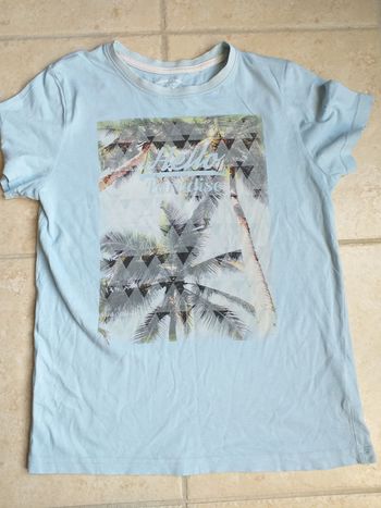 T-shirt 10 ans bleu ciel