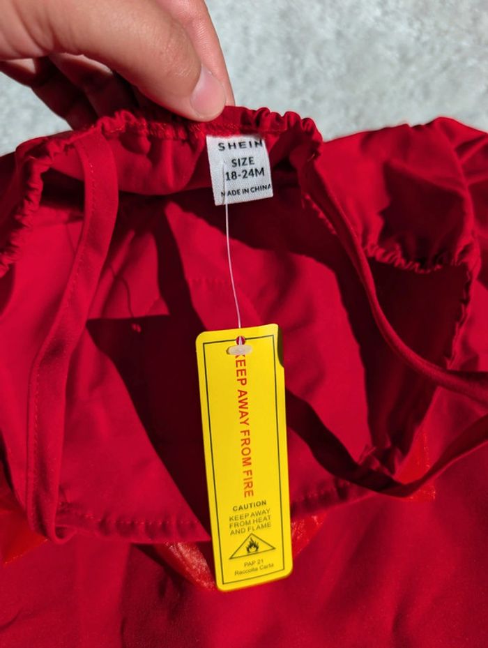 Robe rouge neuve 18-24 mois - photo numéro 3