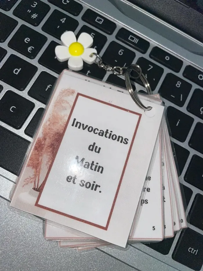 Invocations matin et soir porte clé - photo numéro 2